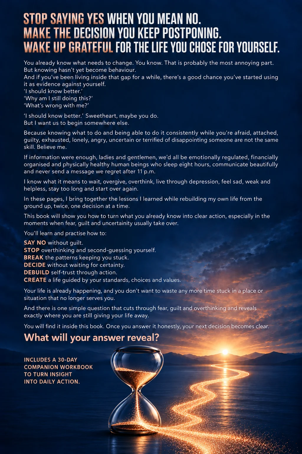 Stop Giving Your Life Away! by Stella Norsen, back cover
